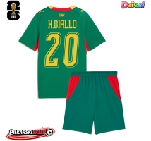 Senegal Habib Diallo #20 Koszulka Wyjazdowa dzieci MŚ 2026 Krótki Rękaw (+ krótkie spodenki)